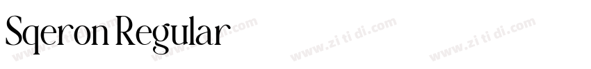 Sqeron Regular字体转换 Sqeron Regular字体转换